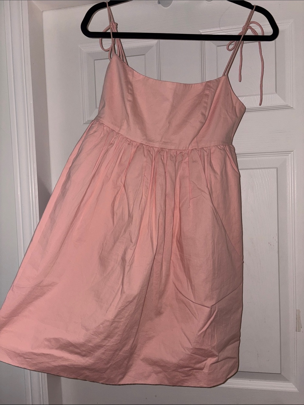 LPA Girls Blush Pink Tie-Strap Sundress